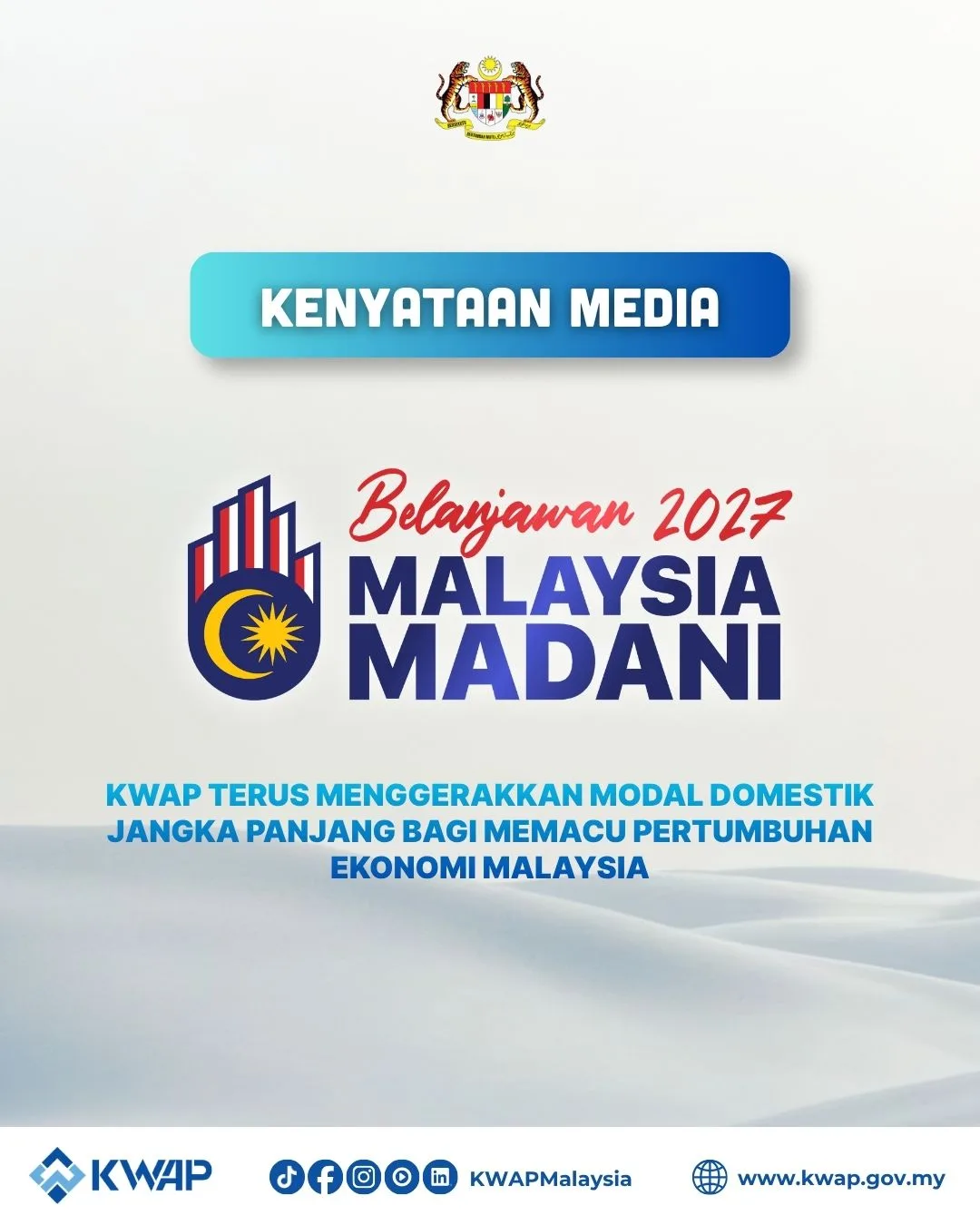 Belanjawan 2027 KWAP Kenyataan Media